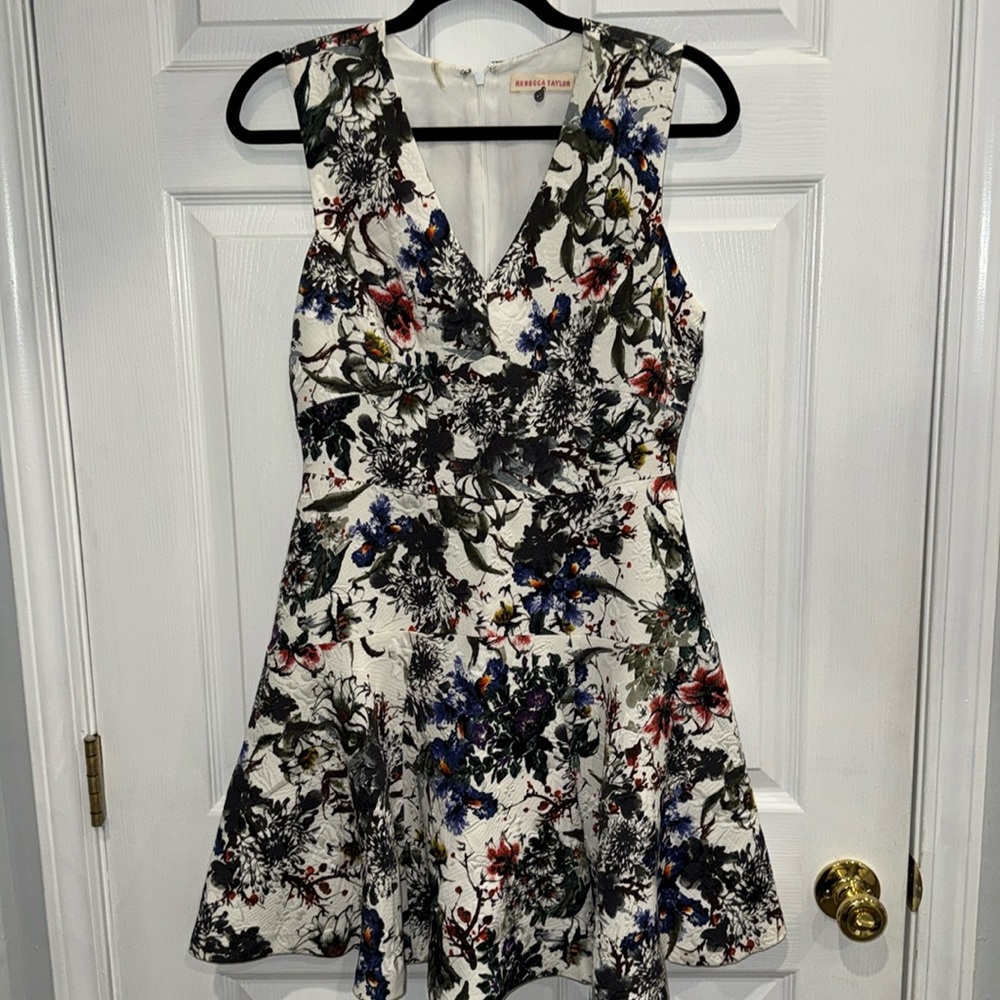 Rebecca Taylor Grey Garden Dress